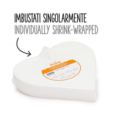 Forme Polistirolo Cuore 20 x H 5 Cm