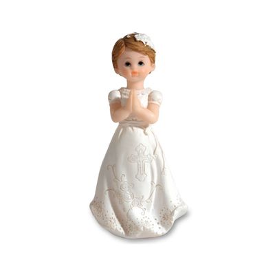 Topper Torta Prima Comunione Bambina