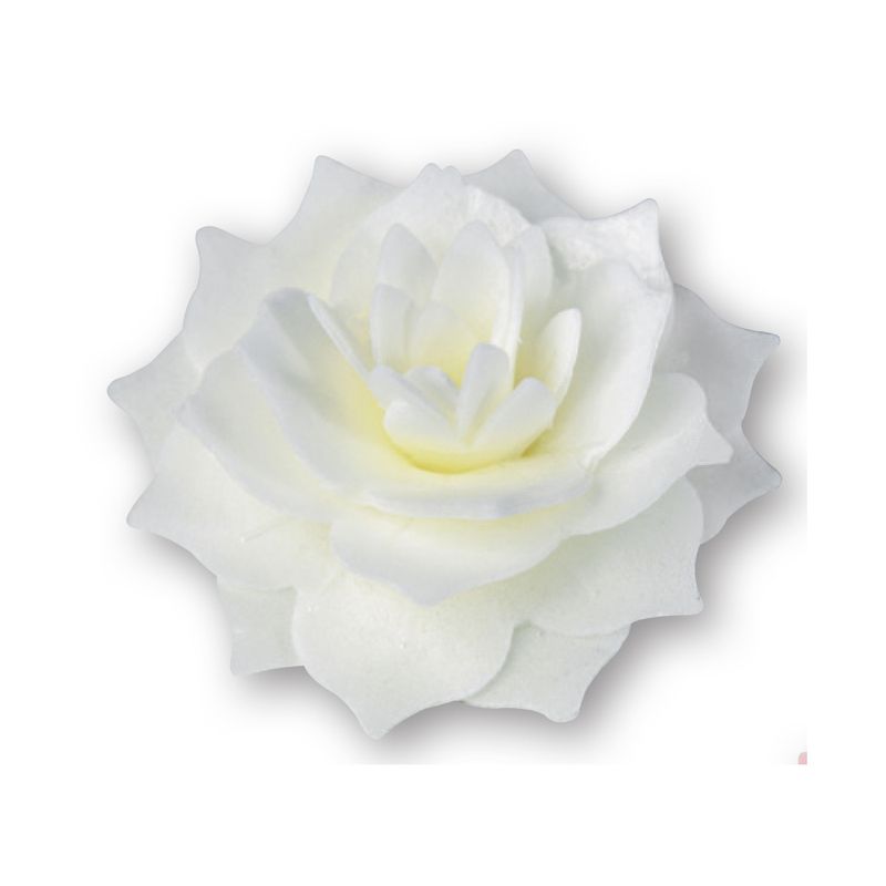 Fiori in Cialda Dalia Colore Bianco Pezzi 100