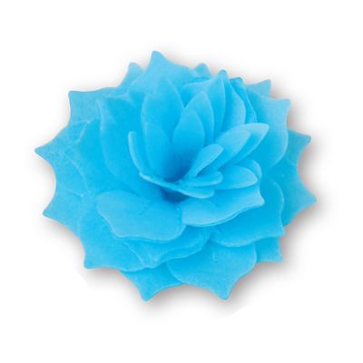 Fiori in Cialda Dalia Colore Celeste Pezzi 100