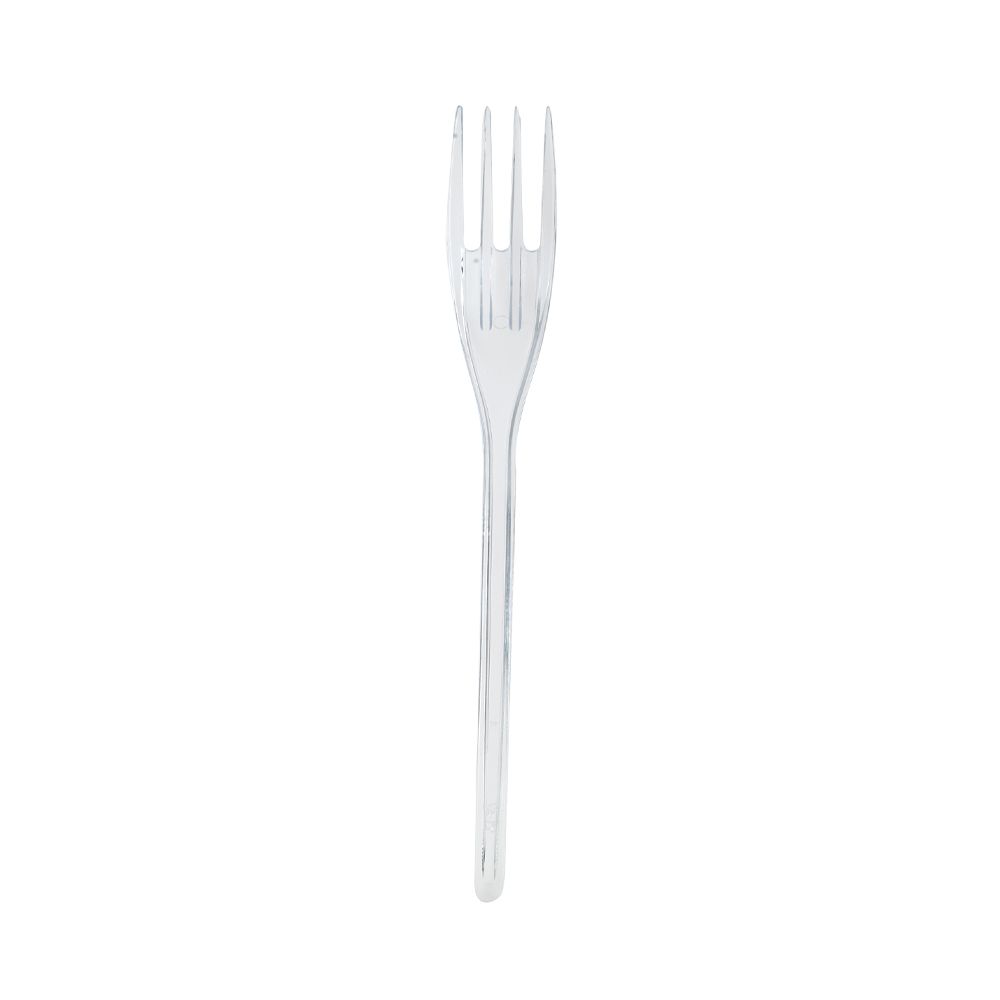 Forchette in Plastica Trasparente Pezzi 100
