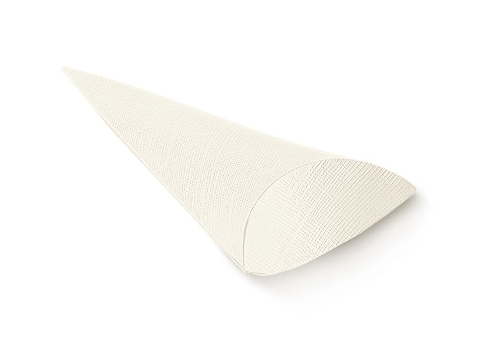 Scatolina Portaconfetti a Cono Seta Pezzi 1