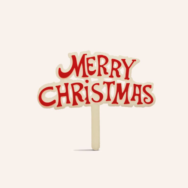 Soggetto Merry Christmass con Puntale