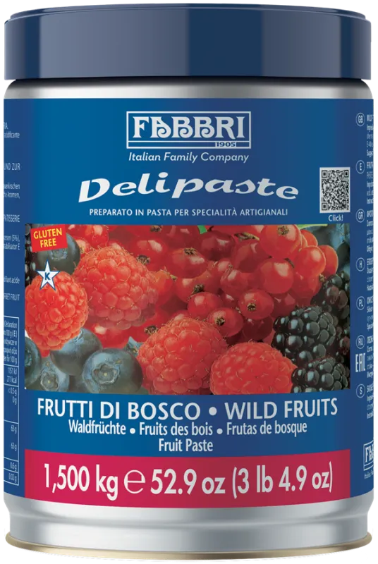 Pasta Delipaste Frutti di Bosco Lattina Kg.1,500