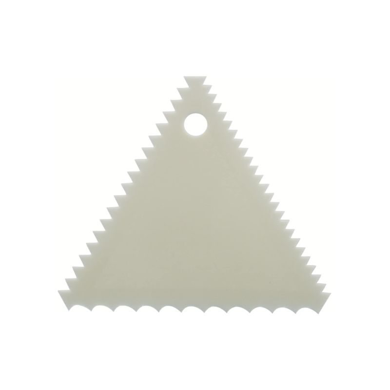 Raschietto Triangolare a Pettine 10.5 Cm