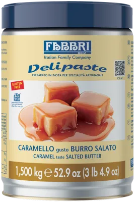 Pasta Delipaste Caramello Gusto Burro Salato Lattina Kg.1,500