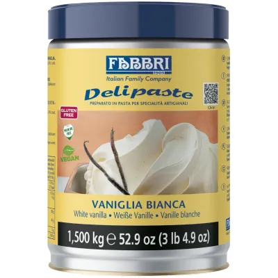 Pasta Delipaste Vaniglia Bianca Lattina Kg.1,500