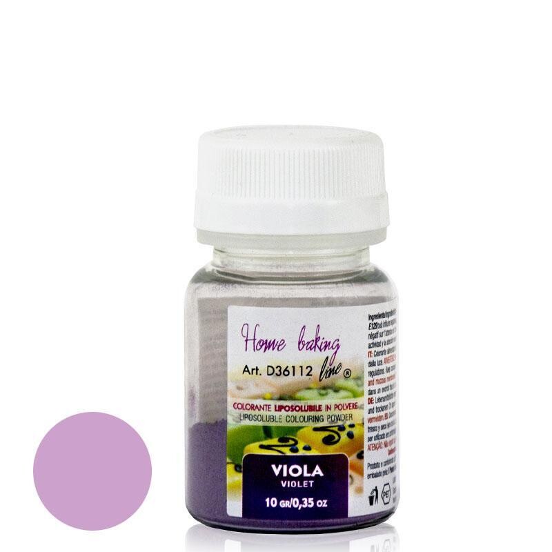 Colore Polvere  Liposolubile Viola  - 10 Grammi