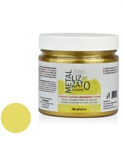 Colore Alimentare Polvere Oro Metallizzato Grammi 40
