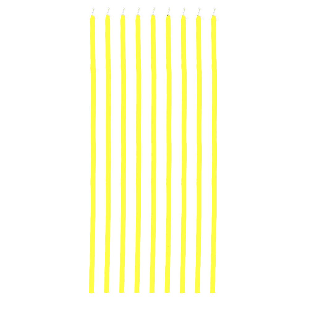 Candeline Spaghetto Giallo 24 Pezzi
