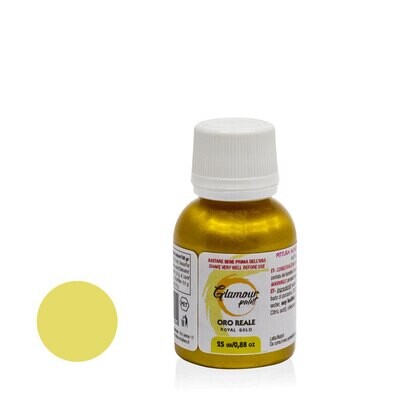 Pittura Alimentare Metal Glamour paint Oro - 25 Grammi
