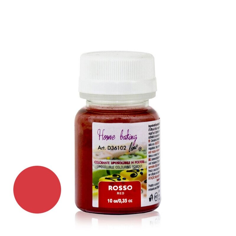 Colore Polvere Liposolubile Rosso -   5 Grammi