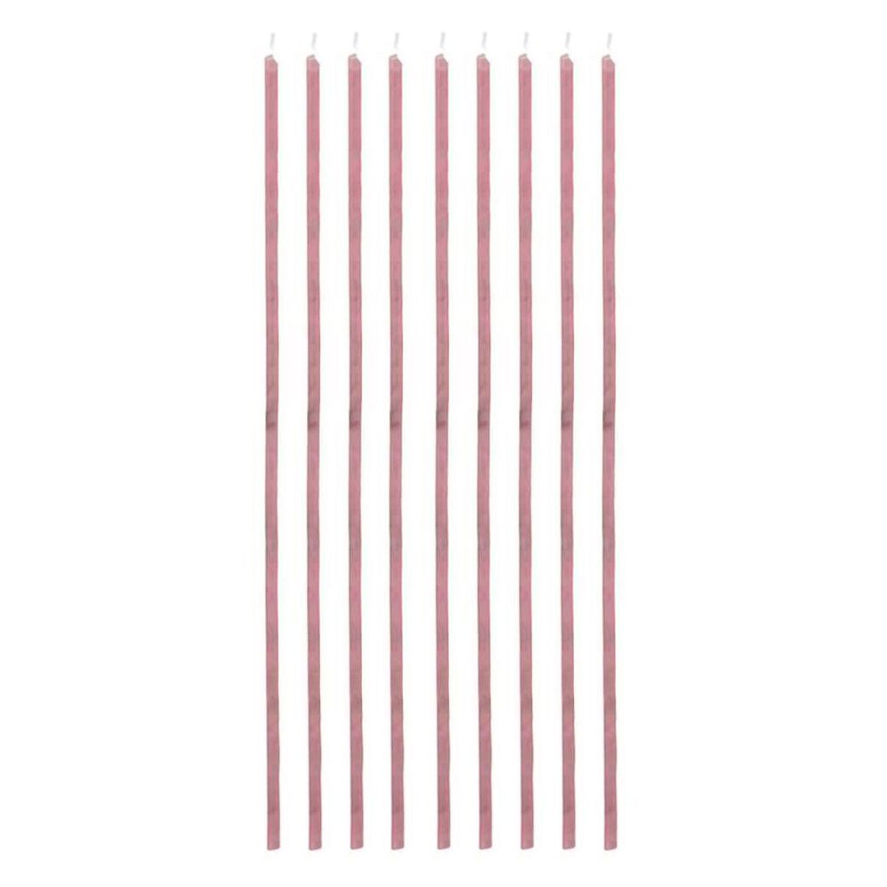 Candeline Spaghetto Rosa 24 Pezzi Candeline Spaghetto Rosa 24 Pezzi