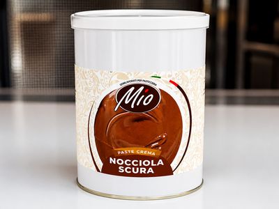 Pasta Nocciola Scura Pasta Nocciola Scura "Mio" Lattina Kg. 1