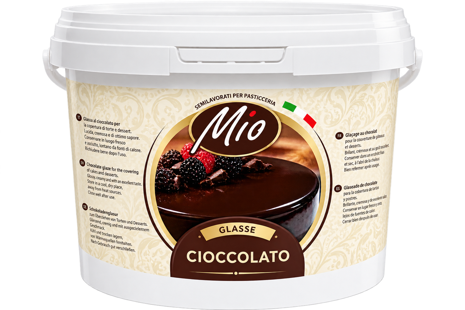 Glassa Specchio Cioccolato Mio KG.3 Glassa Specchio Cioccolato Mio KG.3