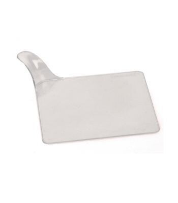 Piattini Monoporzione Quadrati Cm.8X8 Trasparente - 50 Pezzi