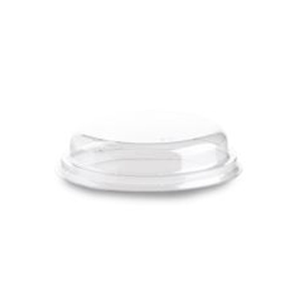 Coperchio Bombato Trasparente Senza Foro da 7,5 cm Coperchio Bombato Trasparente Senza Foro da 7,5 cm
