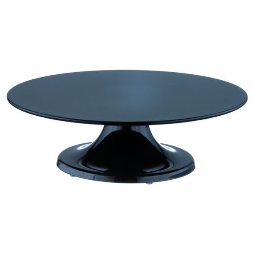 Alzatina Piatto Torte Girevole Nero 32 Cm