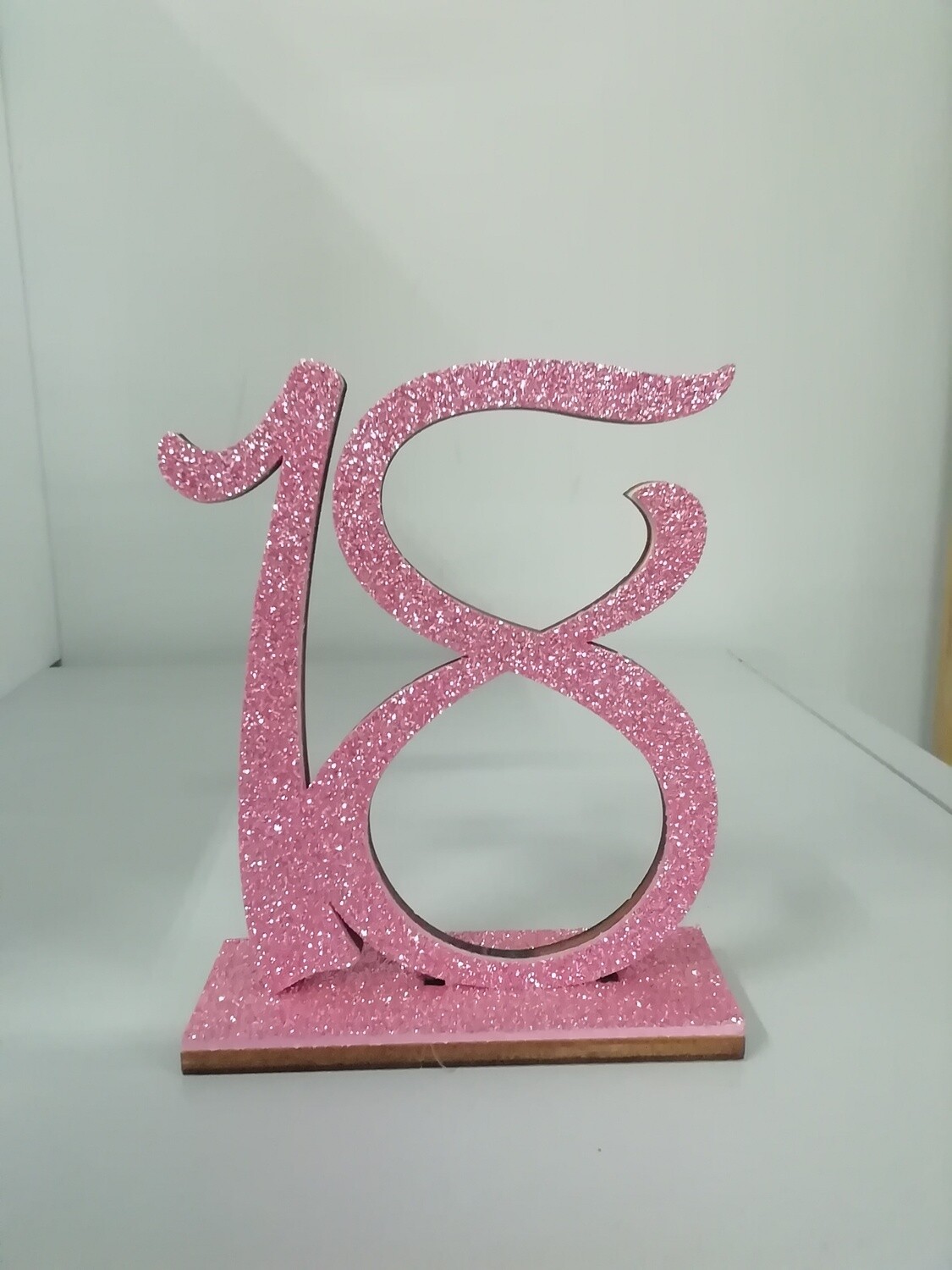 Topper Torte 18° Compleanno, COLORI: Rosa