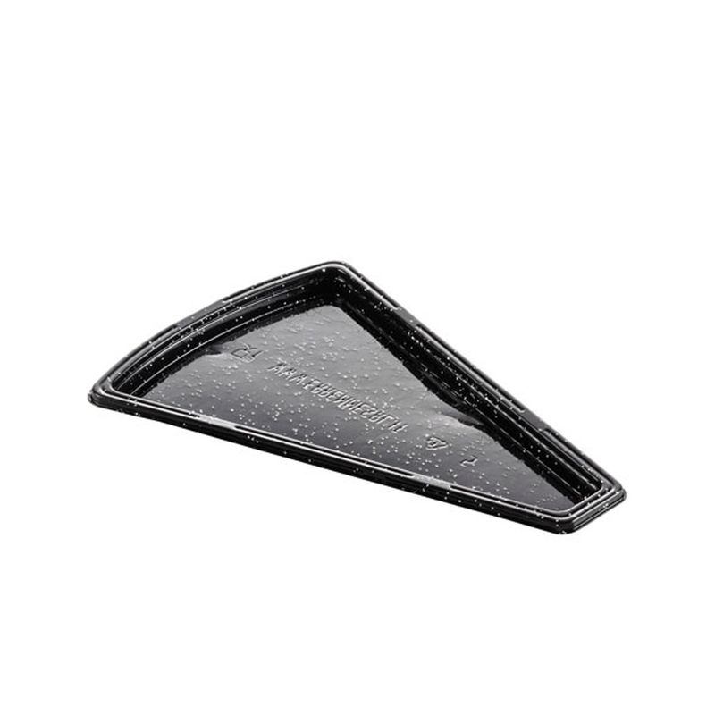 Piattino Monoporzione Fetta Torta Nero Pezzi 100