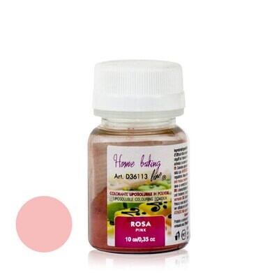Colore Polvere Liposolubile 10 Gr ROSA