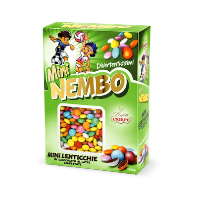 Lenti Mini Nembo Cioccolato Latte Crispo  1kg
