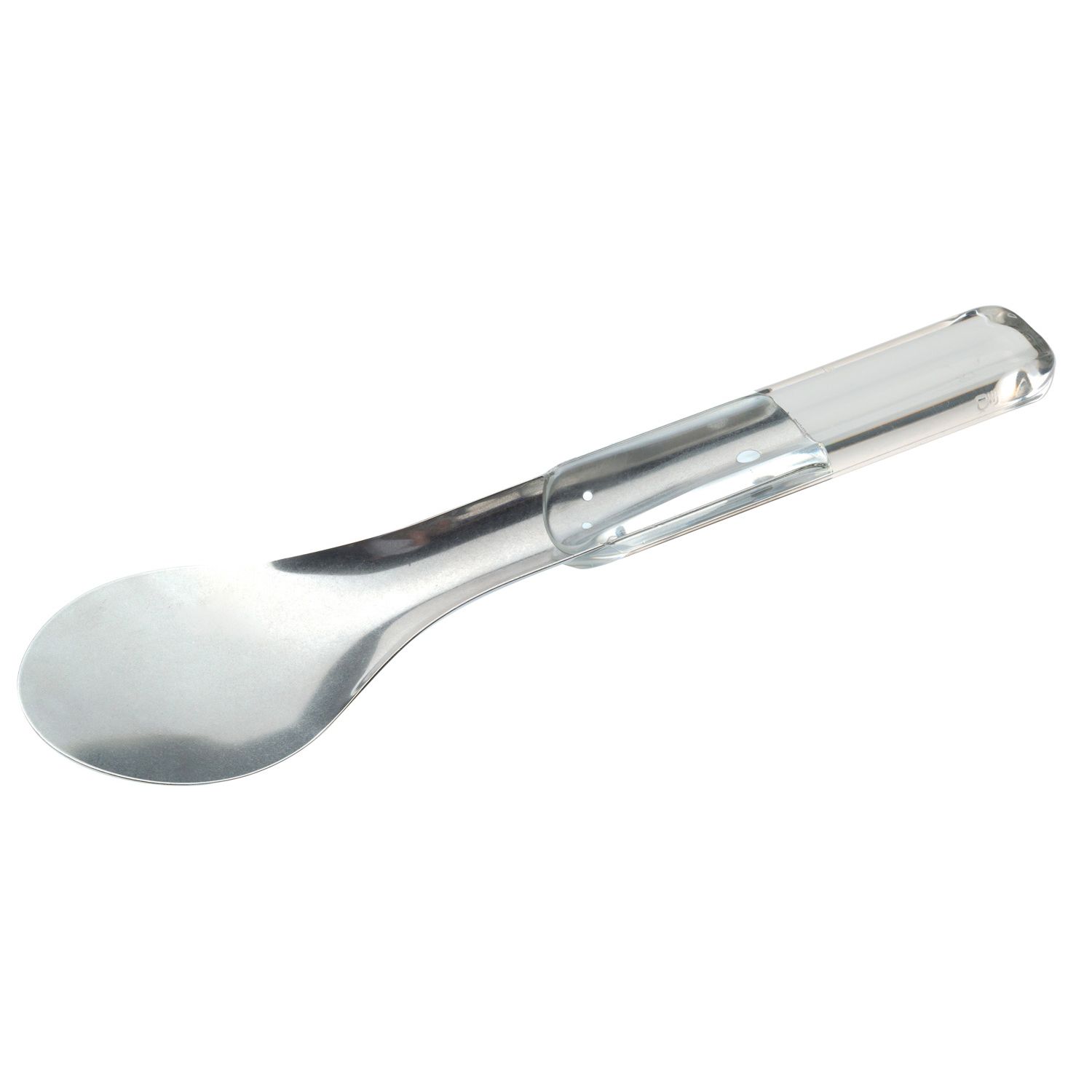 Paletta Gelato Acciaio Inox Manico Trasparente 25 Cm Paletta Gelato Acciaio Inox Manico Trasparente 25 Cm