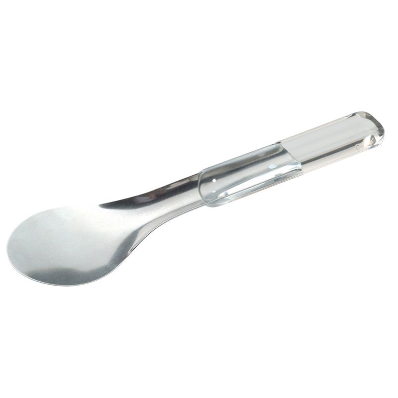 Paletta Gelato Acciaio Inox Manico Trasparente 25 Cm