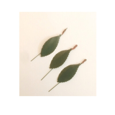 Foglie Ciliegia 1 Gambo Frutta Martorana 25 pezzi