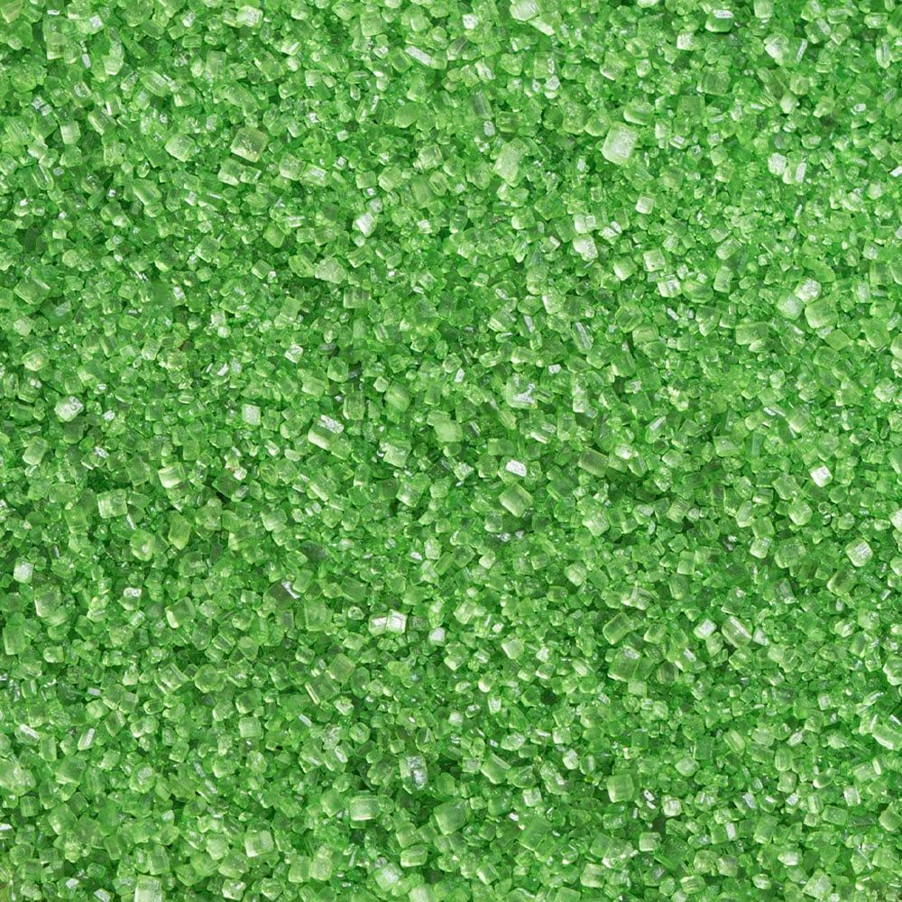 Zucchero Glitterato Colore Verde 100 Grammi