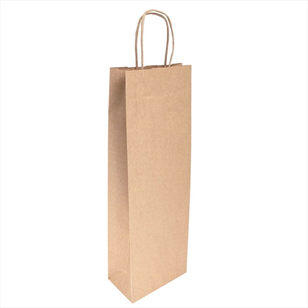 Sacchetto Porta Bottiglia con Manici Avana Sacchetto Porta Bottiglia con Manici Avana