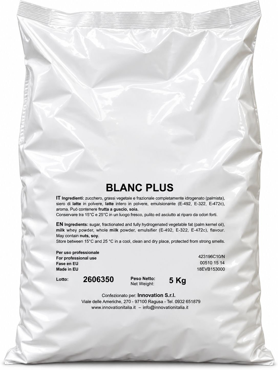 Copertura Surrogato Bianco Blanc Plus Mio Busta da Kg.5
