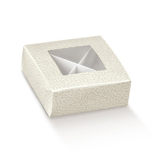 Scatolina Porta Confetti con Divisorio 12X12 H.4