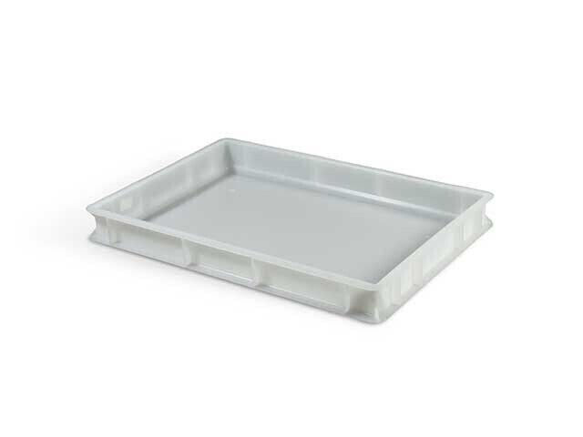Cassetta Alimenti Bianca Plastica 40 X 60 h.13 Cassetta Alimenti Bianca Plastica 40 X 60 h.13