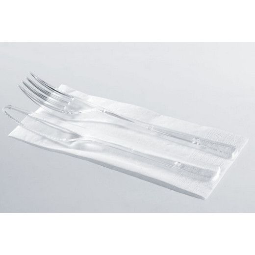 Posate Bis Trasparenti Pezzi 100 Posate Bis Trasparenti Pezzi 100
