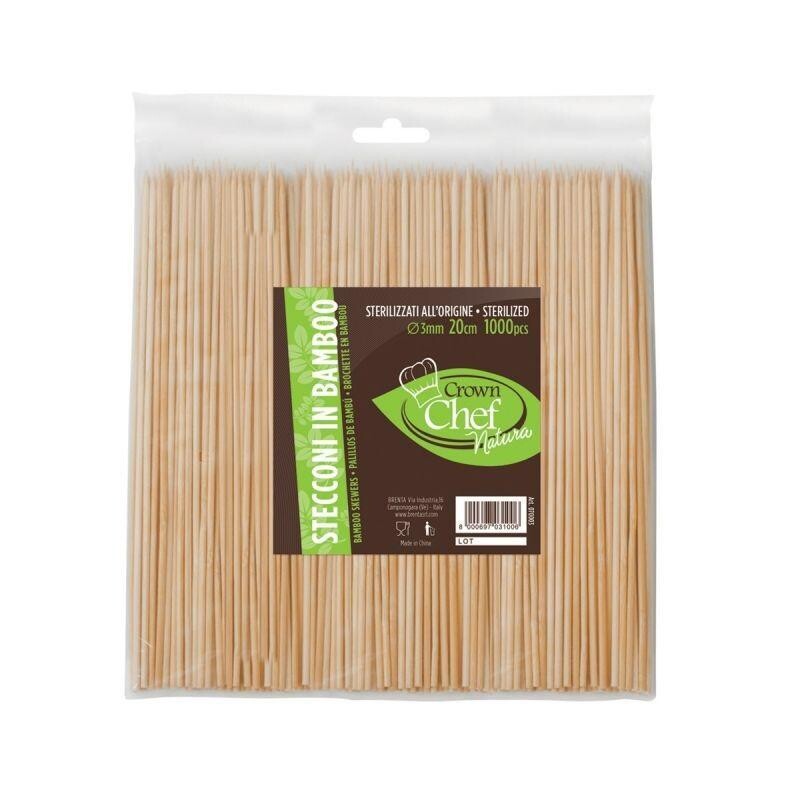 Stecconi Bamboo Cm. 20 Pezzi 1000