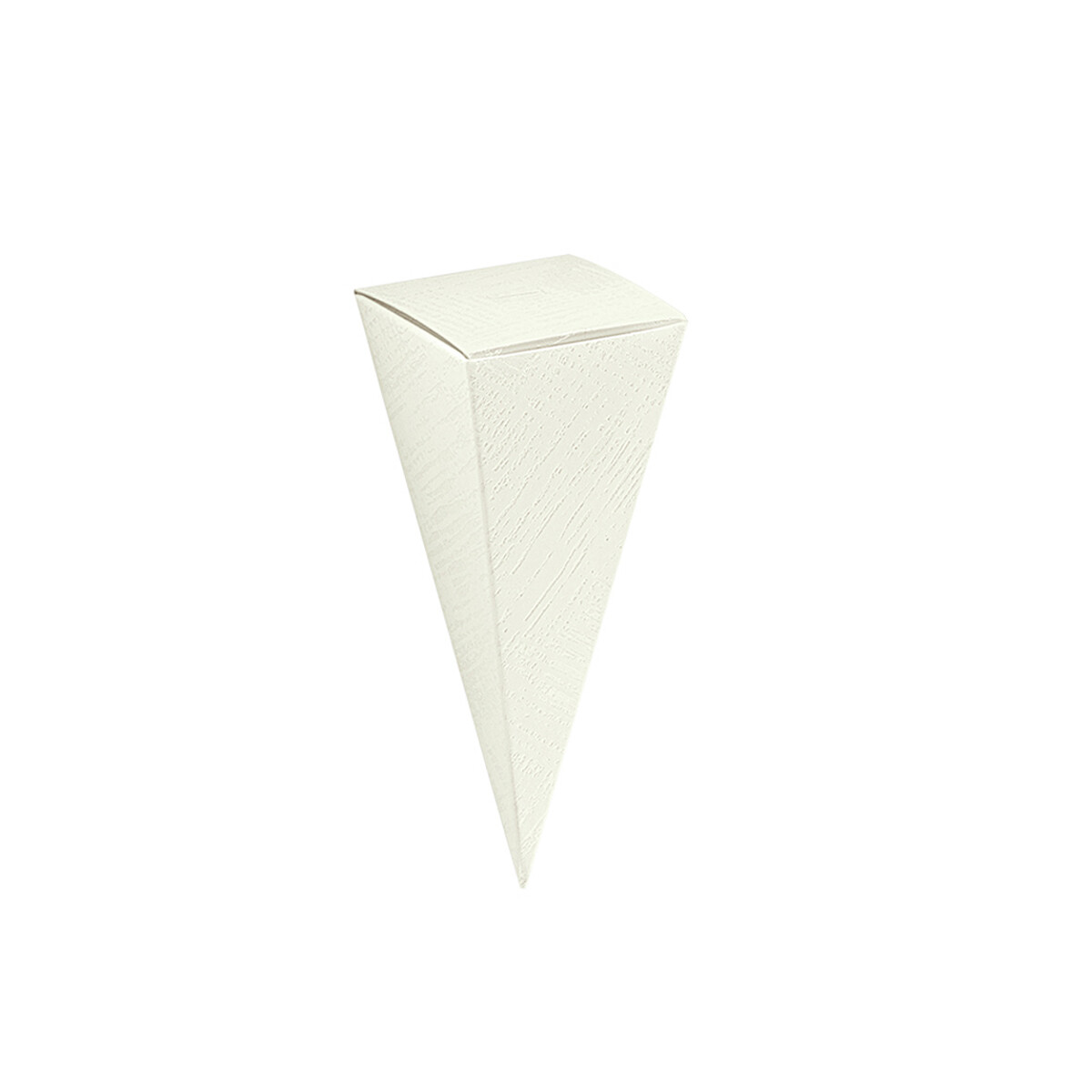 Portaconfetti Cono Tela bianca  / 10 Pezzi