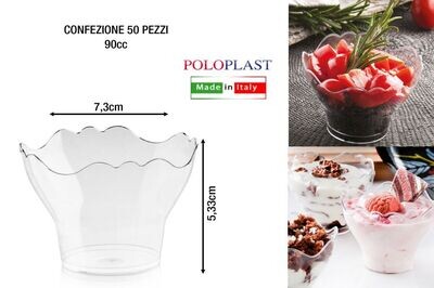 Coppa Pre-go Trasparente 150cc Pezzi 50
