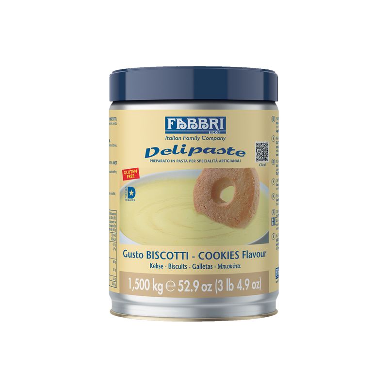 Pasta Delipaste Biscotto Lattina Kg.1,40 Fabbri Pasta Delipaste Biscotto Lattina Kg.1,40 Fabbri