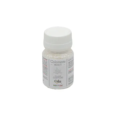 Colore Polvere Liposolubile 40 Gr Bianco