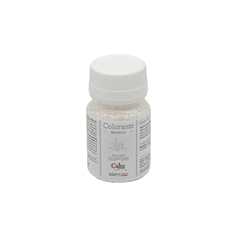 Colorante Polvere Bianco Liposolubile E170 - Grammi 50