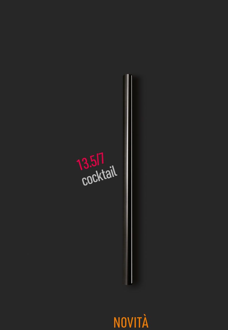 Cannucce Corte Nere Cm 13 Pezzi 1000