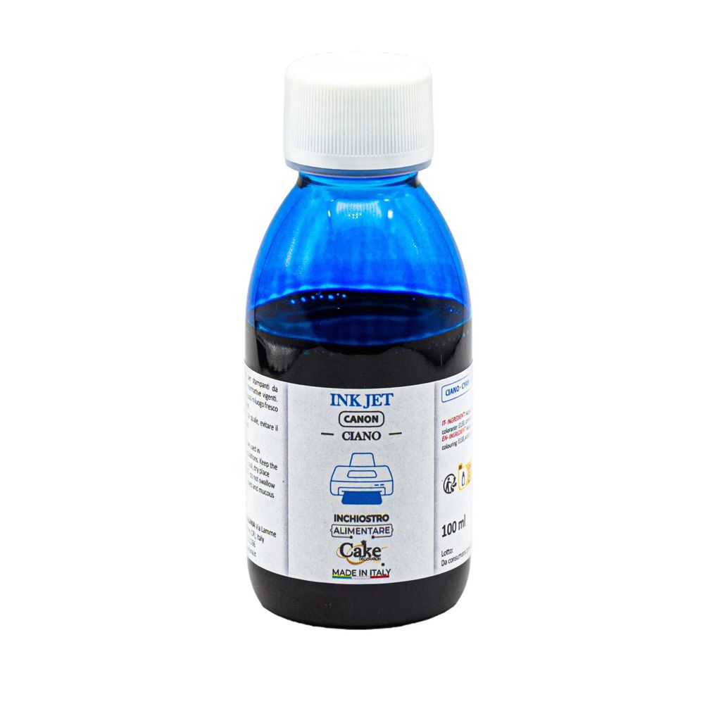 Colore Stampante Alimentare Canon Ciano 100 Ml