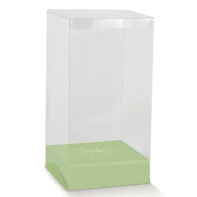 Scatola Acetato Uovo Pasqua Gr.350 Verde