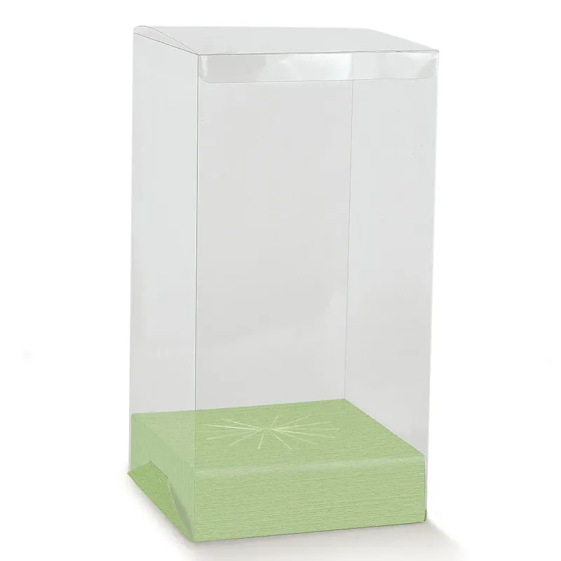 Scatola Acetato Uovo Pasqua Gr.350 Verde Scatola Acetato Uovo Pasqua Gr.350 Verde