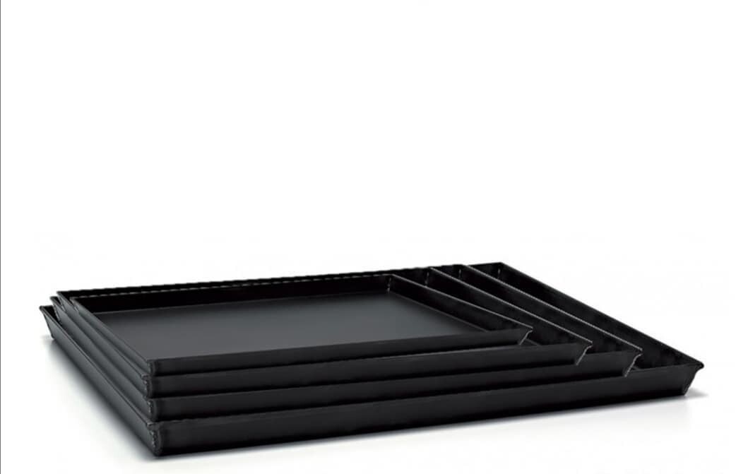 Teglia Pizza Lamiera Blu Professionale 34 x 45 h.2