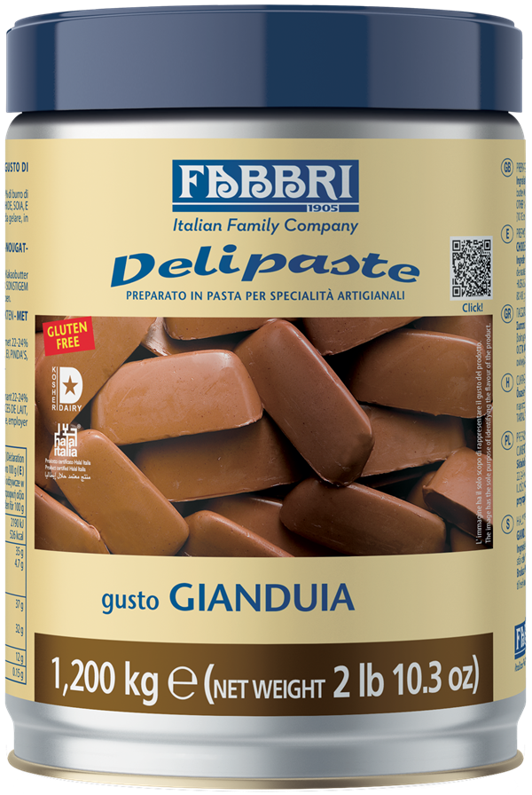 Pasta Delipaste Gianduia Lattina Kg.1,200 Pasta Delipaste Gianduia Lattina Kg.1,200