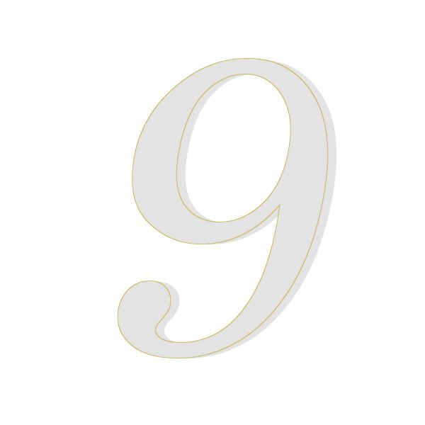 Numeri Anni 9 per Torta Senza Base Pezzi 100