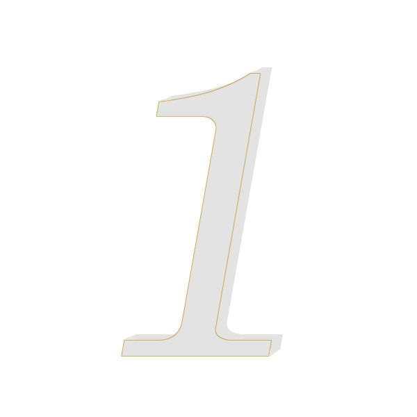 Numeri Anni 1 per Torta Senza Base Pezzi 100