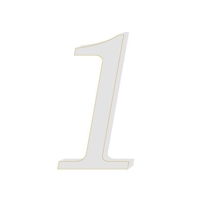 Numeri Anni 1 per Torta Senza Base Pezzi 100 Numeri Anni 1 per Torta Senza Base Pezzi 100